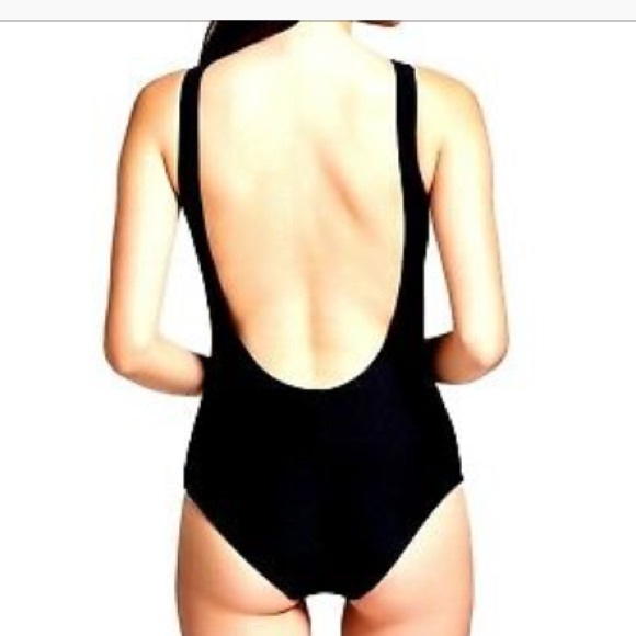 Mossimo size Small Black bathing suit NWT - Picture 2 of 7